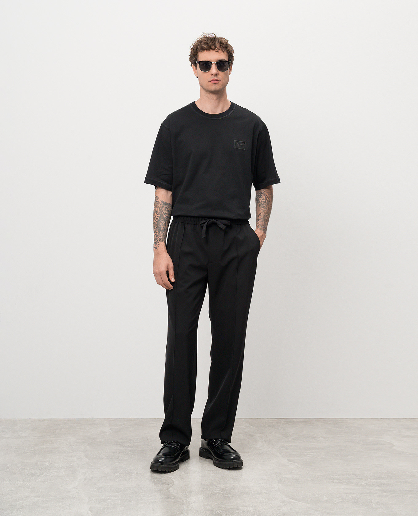 

Black pants made of wool Dolce&Gabbana