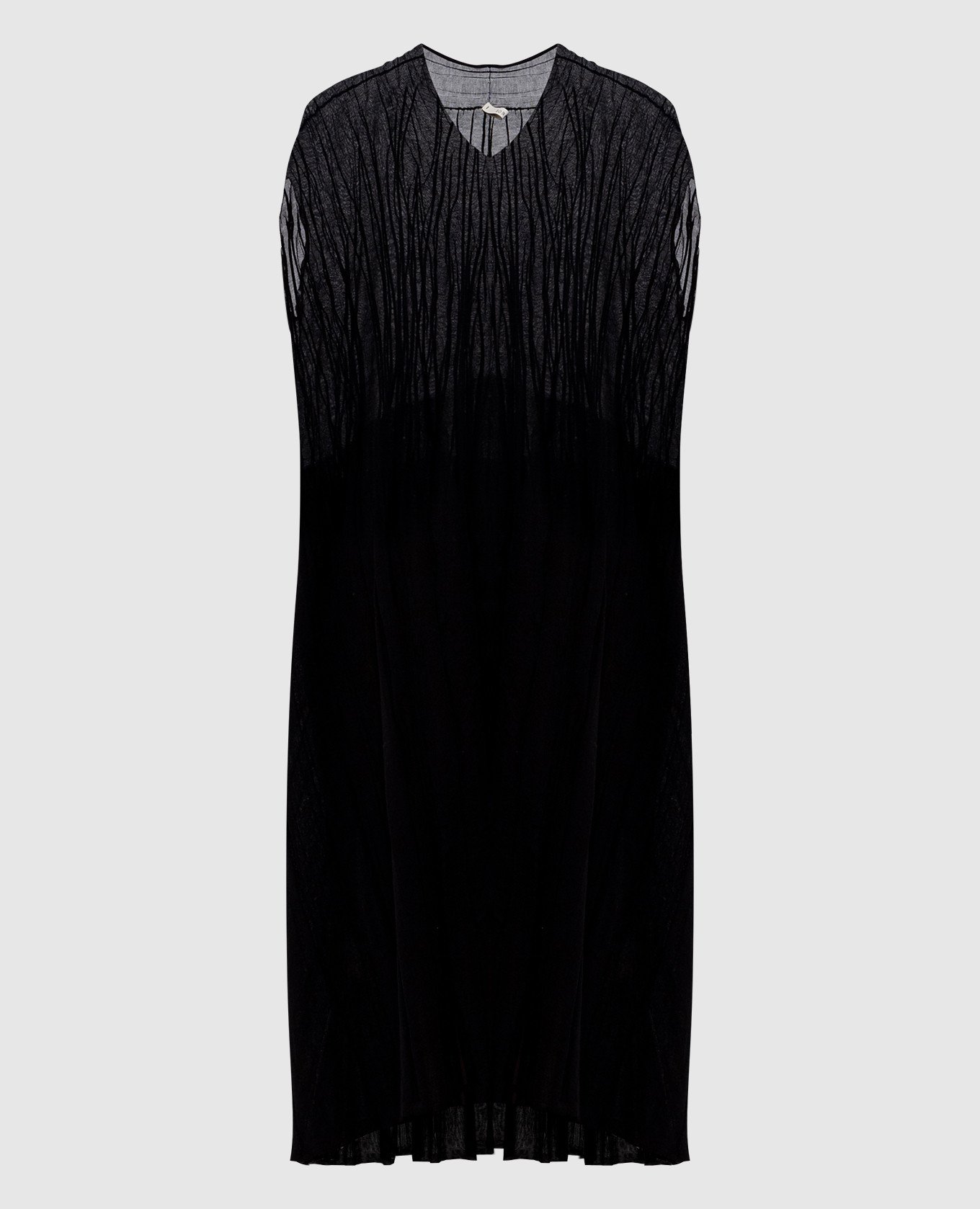 

Black dress with textured pattern BOBOUTIC