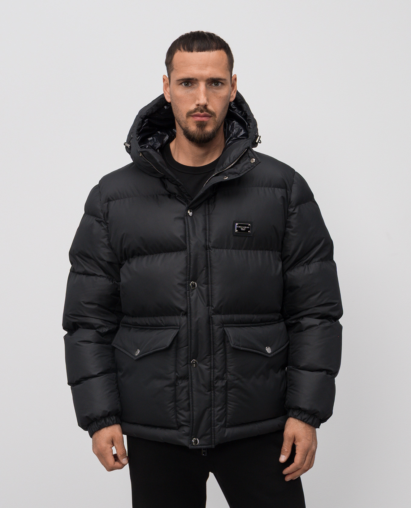 

Black jacket with logo Dolce&Gabbana