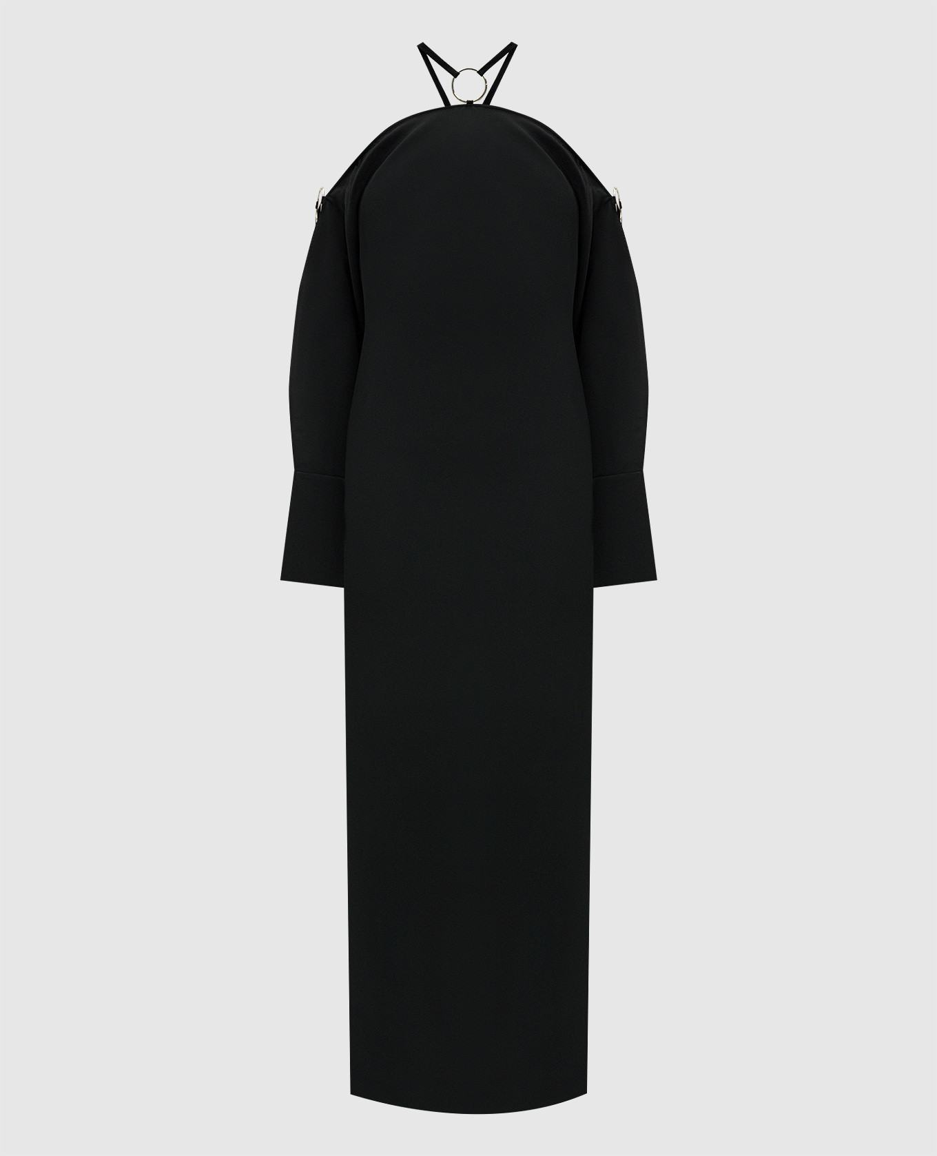 

Black Volturno off the shoulder maxi dress Taller Marmo