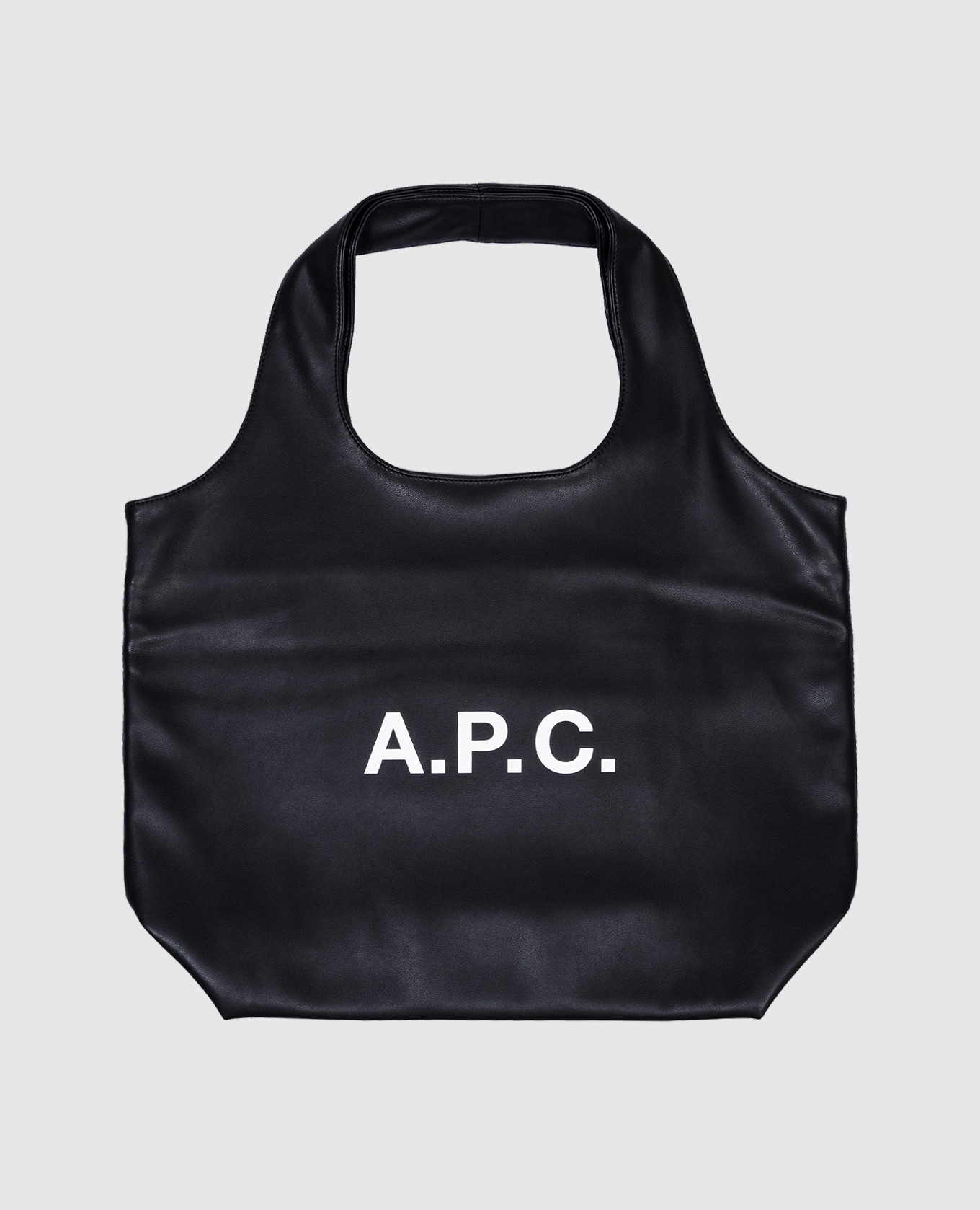 

Ninon black shopper with logo A.P.C