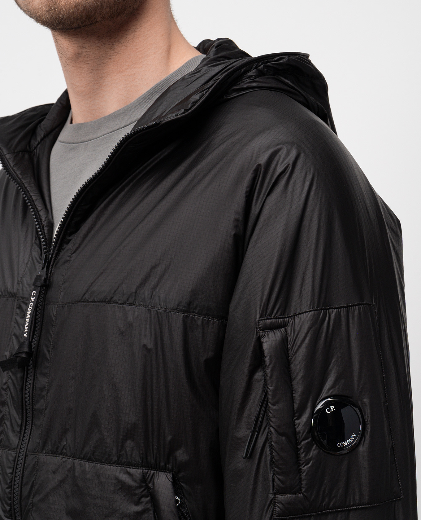 

Black jacket with logo C.P. Company