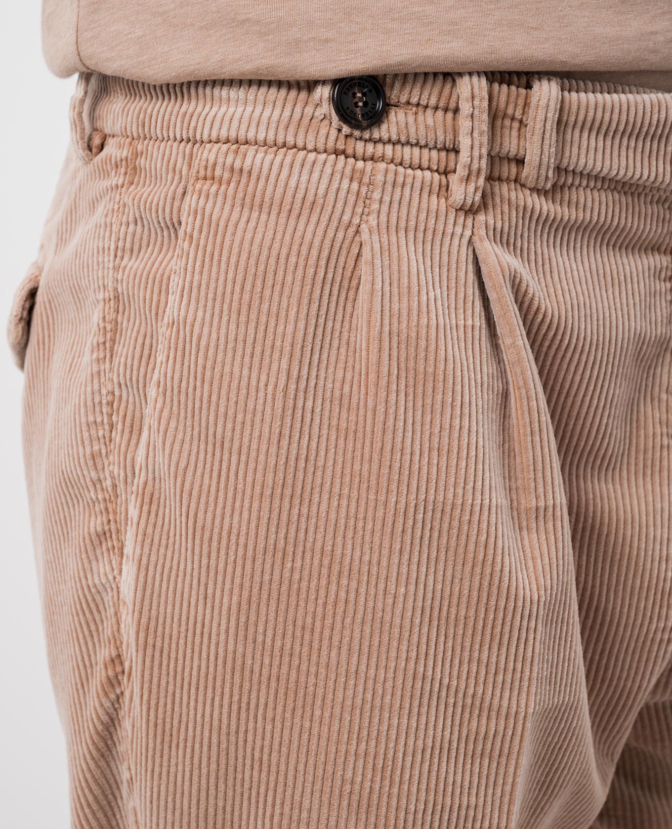 Beige corduroy pants Brunello Cucinelli 5