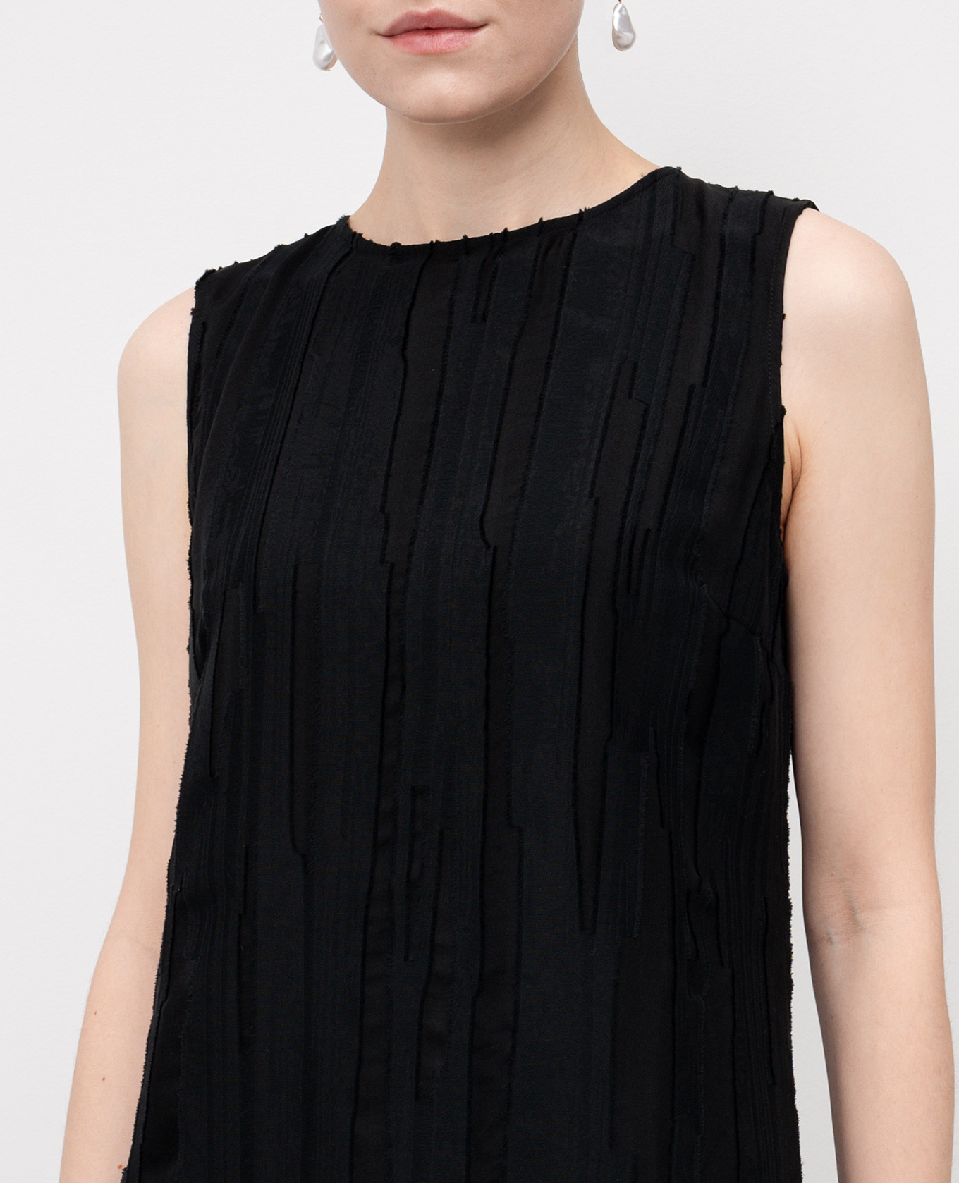 

Black MINGA dress with silk Lou Lou Studio