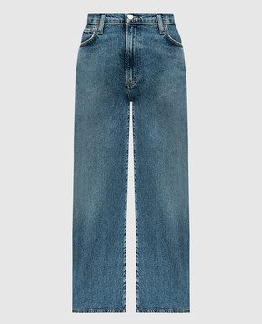 AGOLDE Blue HARPER CROP jeans with a distressed effect A91901554