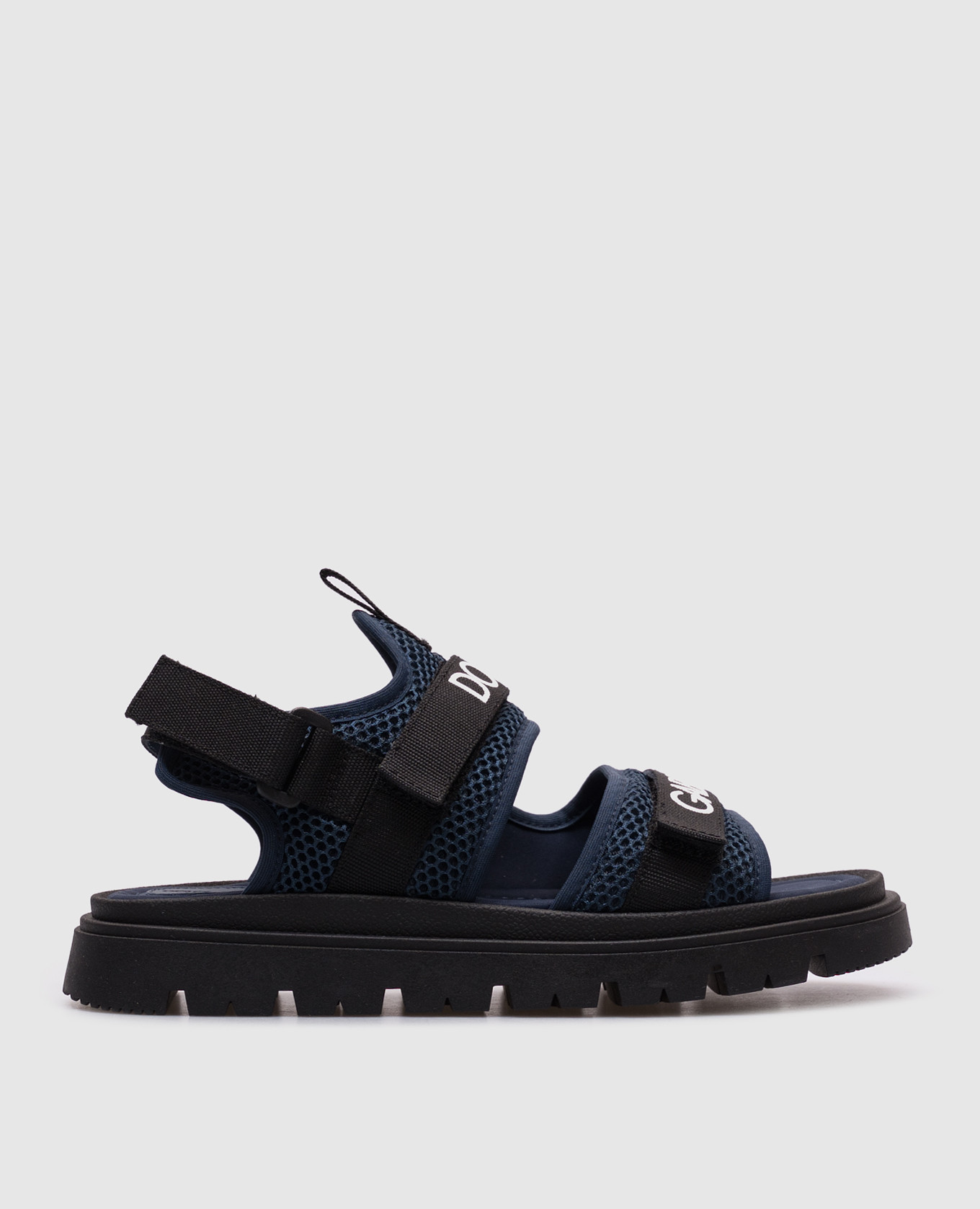 

Children's blue sandals with logo Dolce&Gabbana