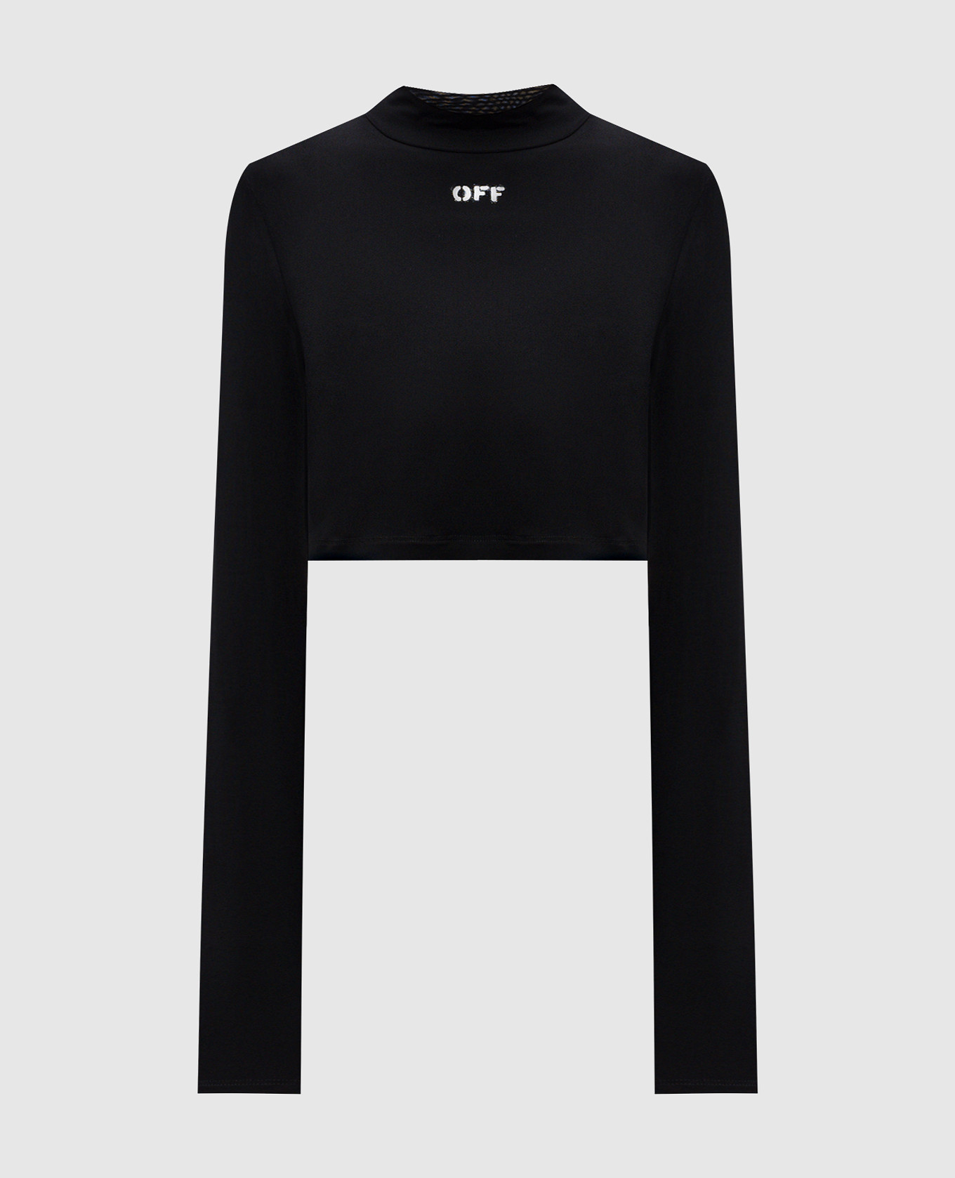 

Black cropped longsleeve with logo Off-White