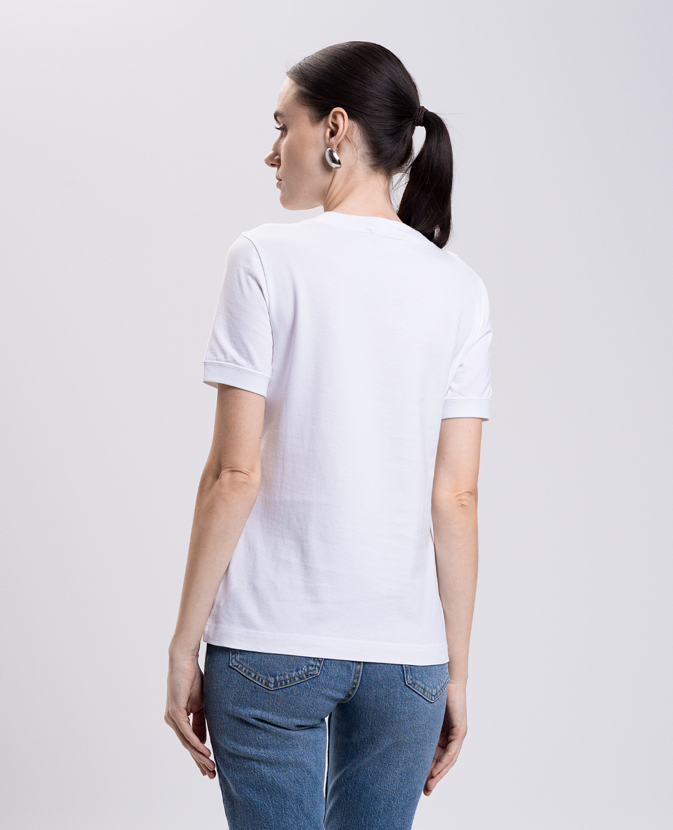 

White T-shirt with DG logo Dolce&Gabbana