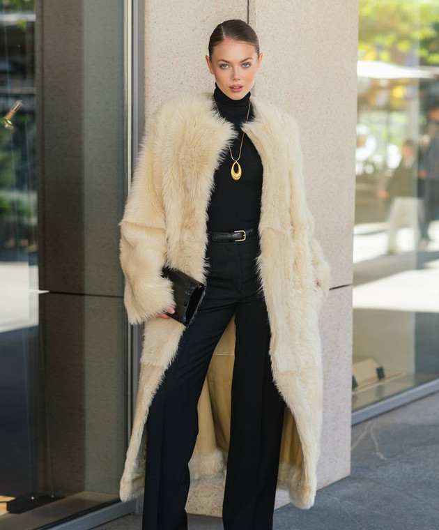 Toteme - Black pants with wool 243WRB1637FB0026 - shop with