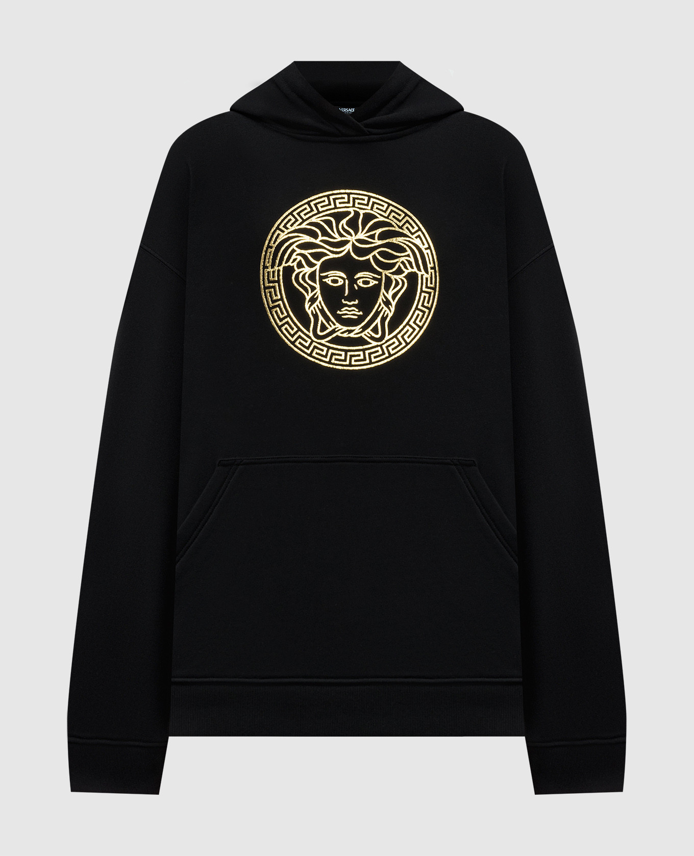 Black hoodie with Medusa print Versace