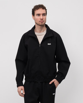 Rhude Black sports jacket with logo RHPS25ST01113