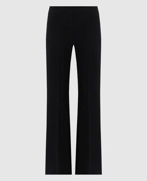 Twinset Black flared pants with logo 252TF2013