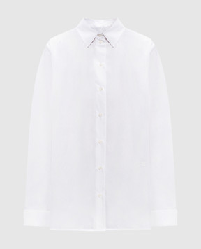 Givenchy White shirt with a slit BW61BE15JT