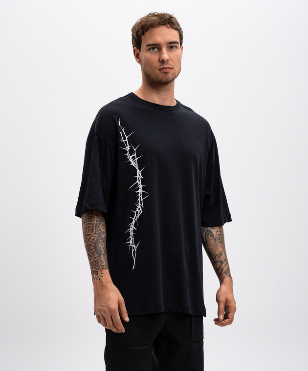 Ann Demeulemeester - Dieter black t-shirt 2402MJTS0635FA206 - shop