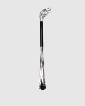 Pasotti Black shoehorn with a T-Rex head handle PFPEXXK42
