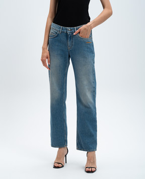 Off-White Blue jeans with a distressed effect OWYA059F24DEN001