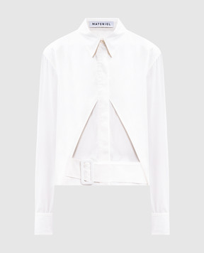 Materiel Beige shirt with belt PF25N2319SRWT