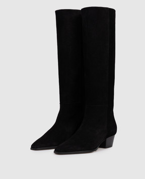 Aeyde Black suede Medea boots KB0619003001225