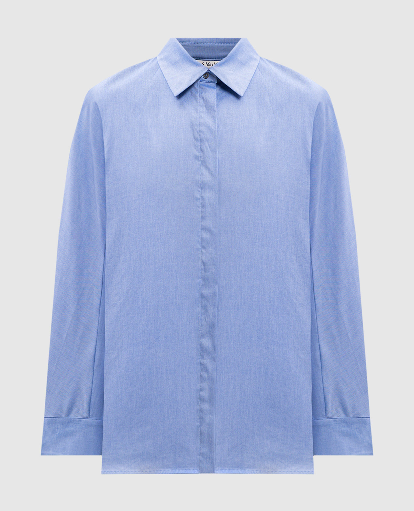 

CONERO blue shirt with logo Max Mara, Light blue