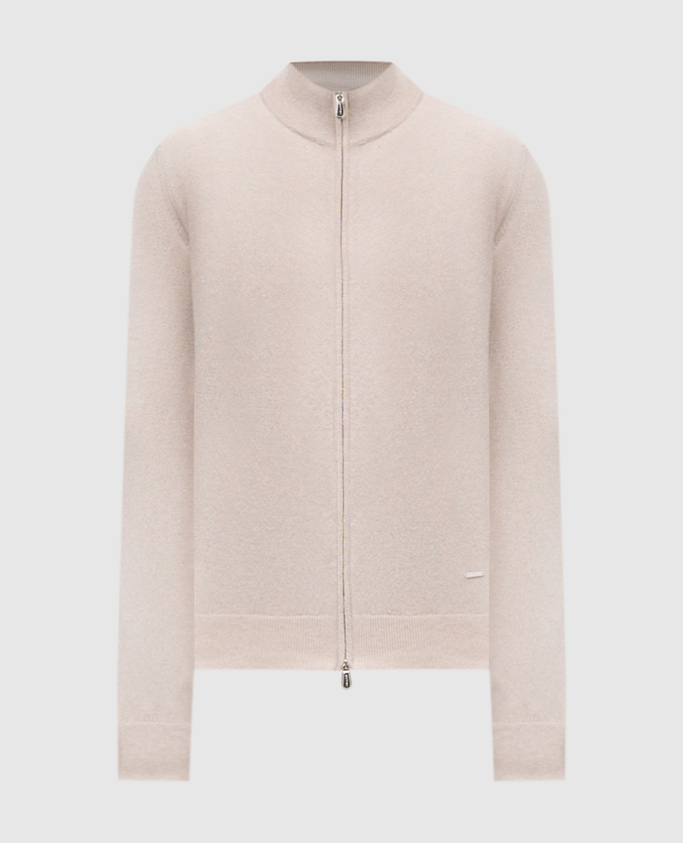 

Beige cashmere cardigan Enrico Mandelli