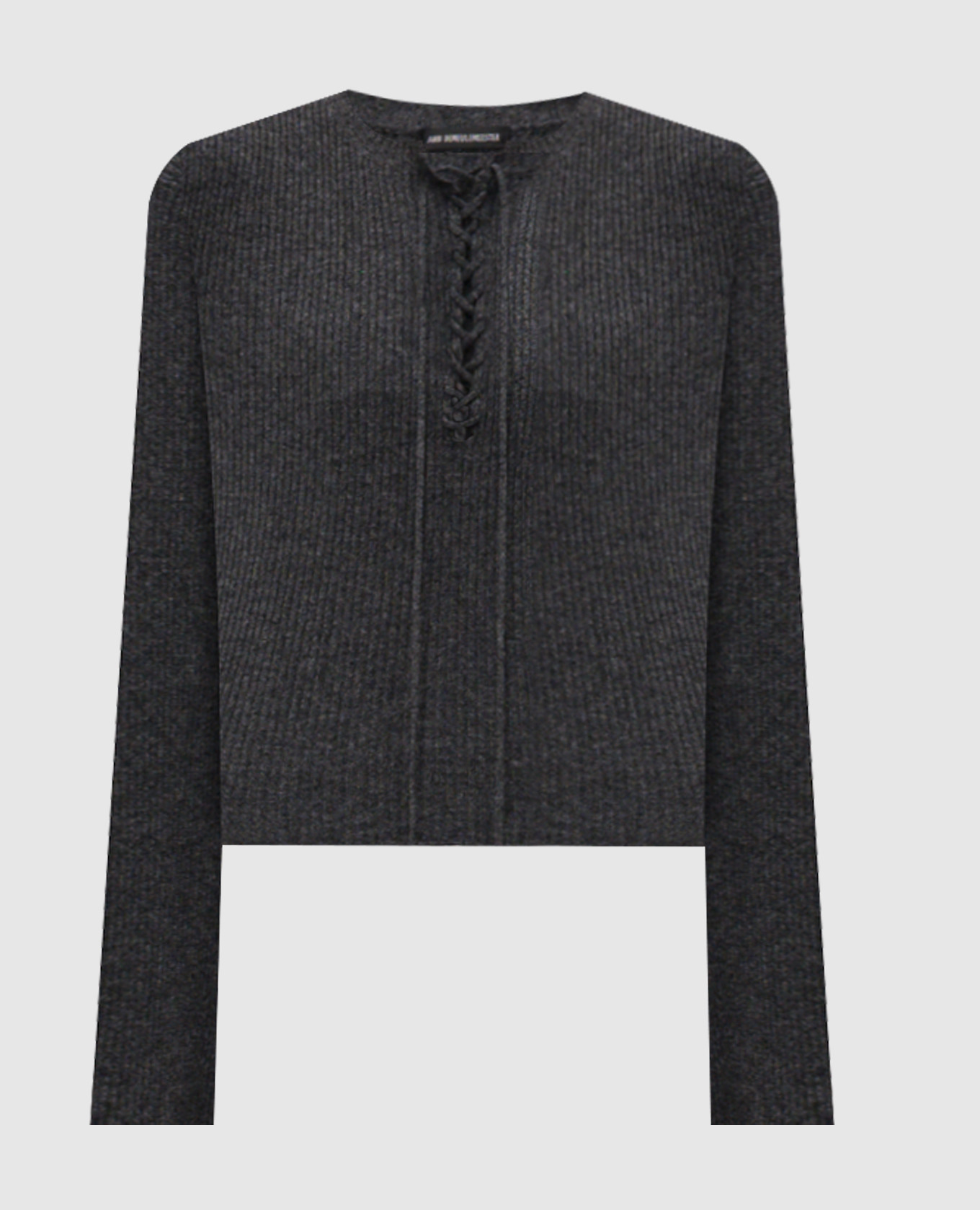 

Fanja grey ribbed wool and cashmere jumper Ann Demeulemeester