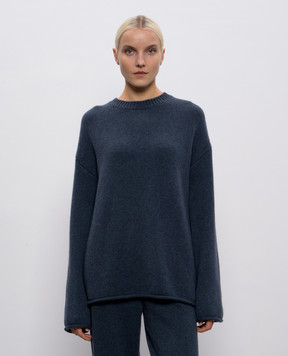 LISA YANG Kristy blue cashmere sweater 2025339