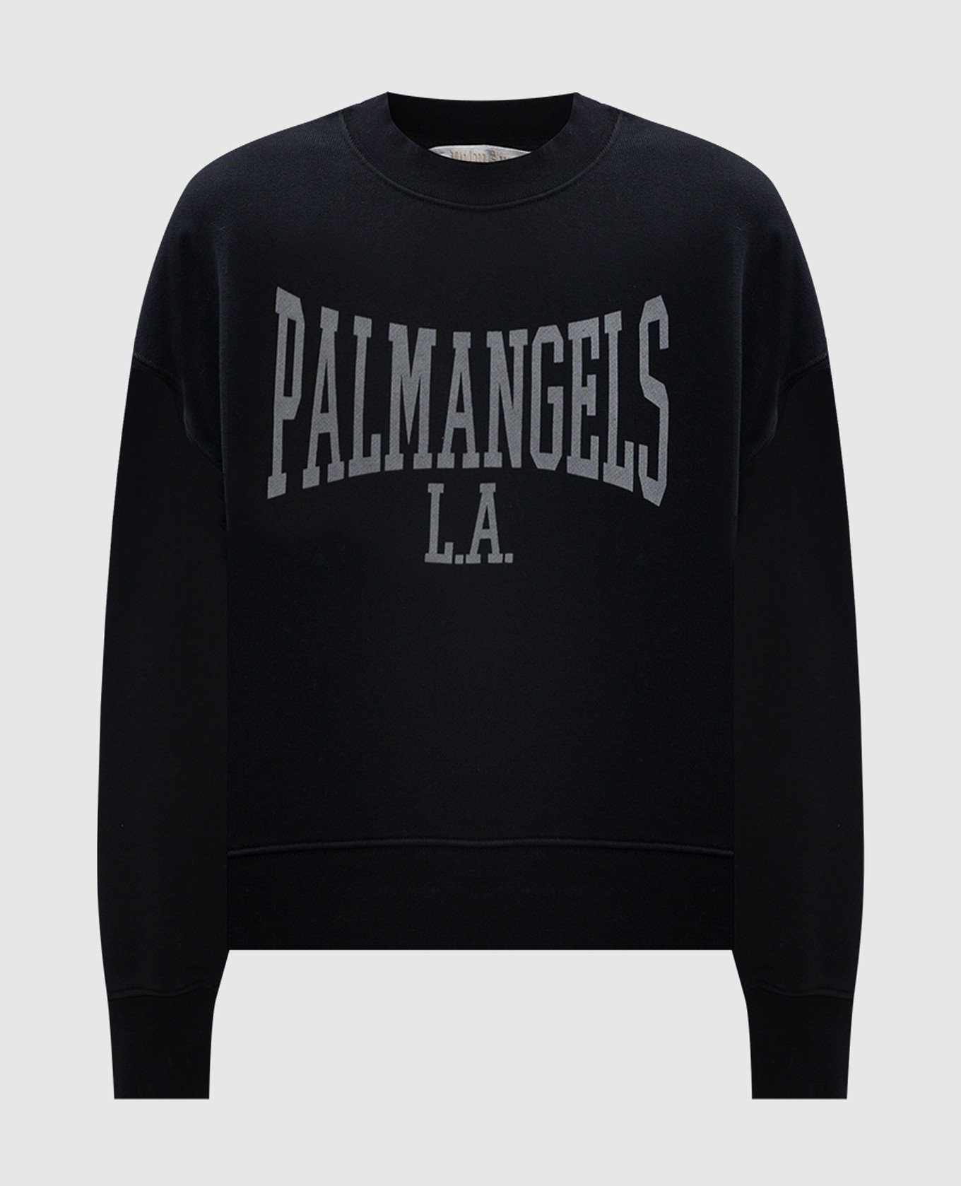 

Black sweatshirt with logo print Palm Angels