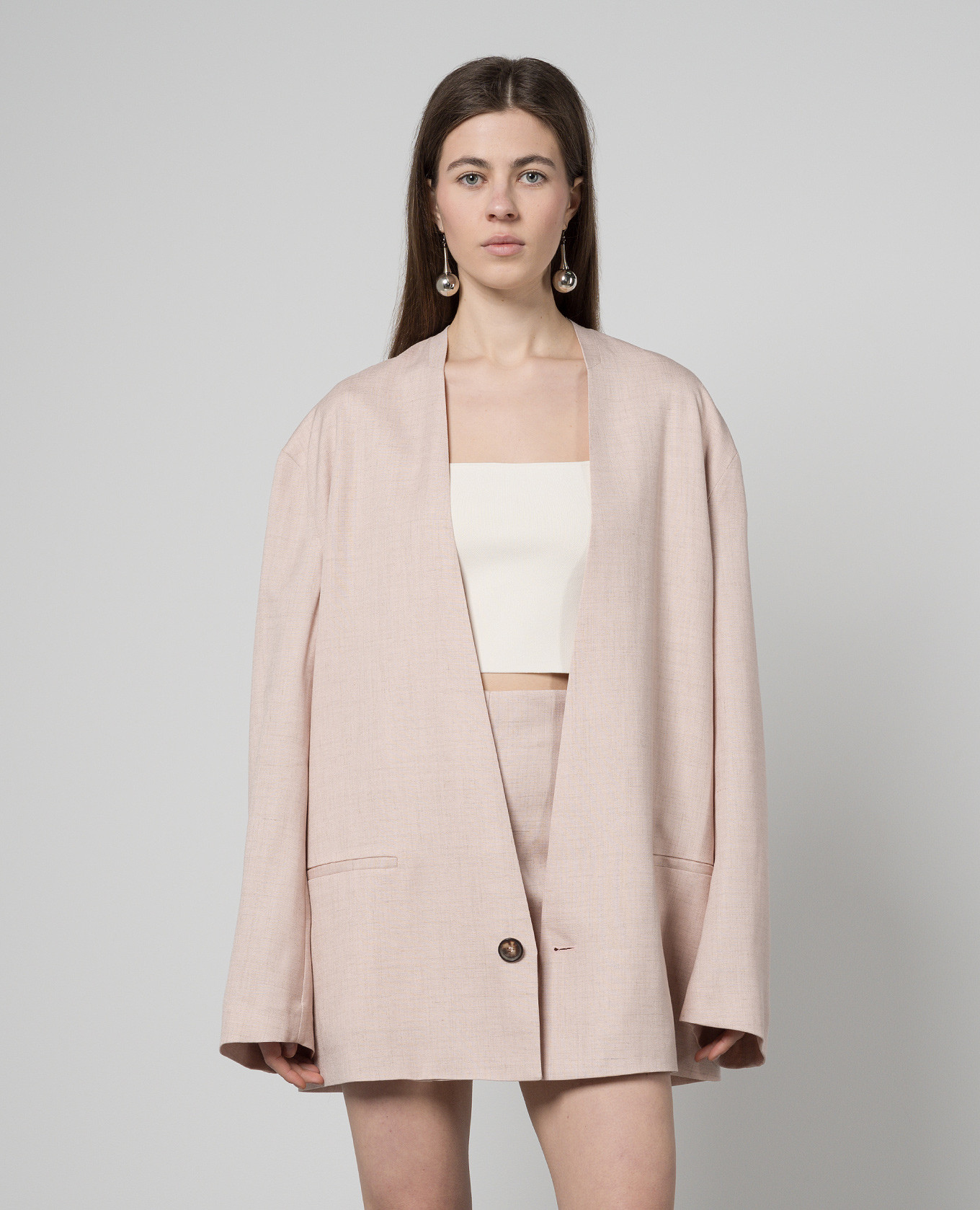 

Pink jacket with linen Philosophy di Lorenzo Serafini