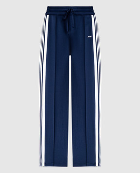 AUTRY Blue sweatpants with logo embroidery A24EPAPM529B