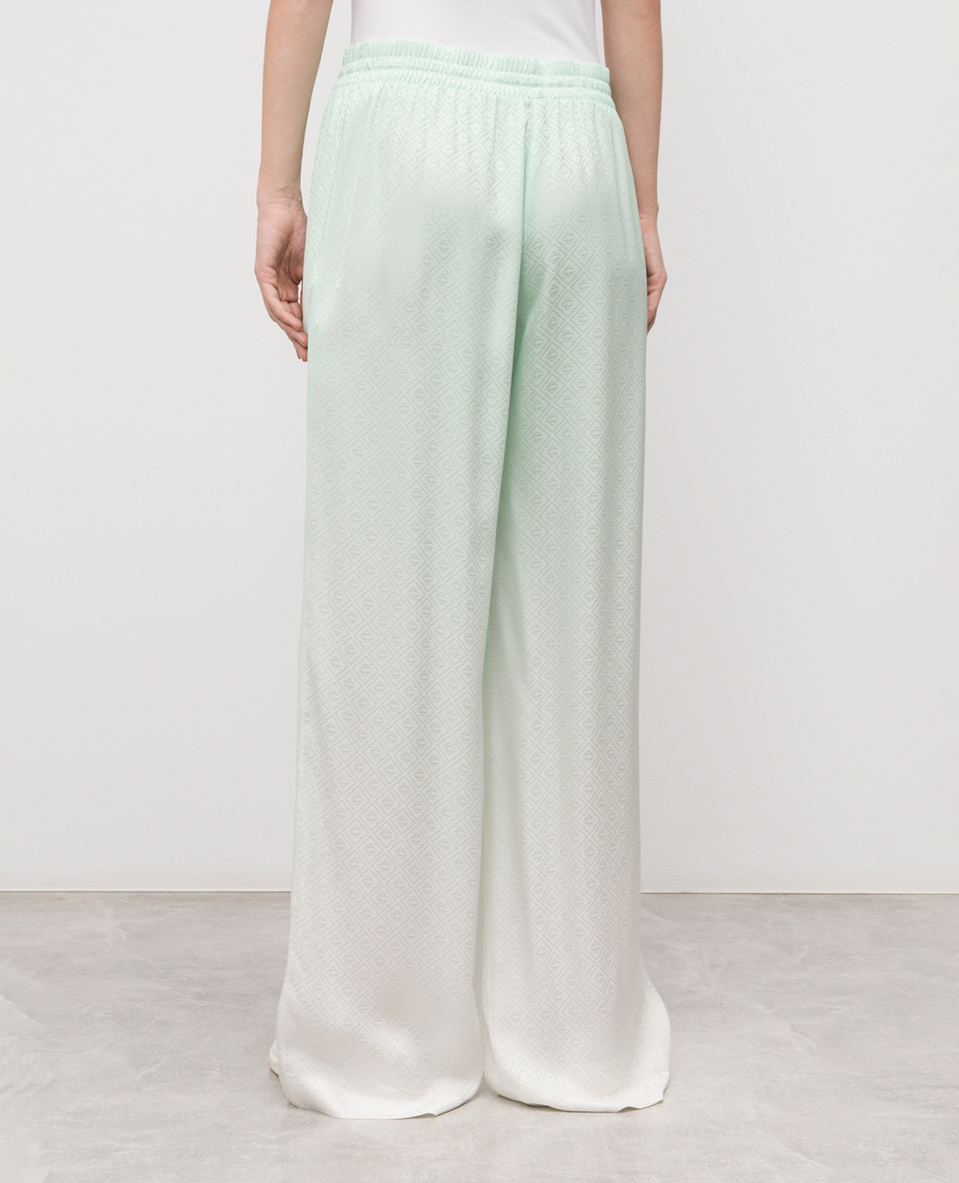 

White pants with gradient effect Casablanca