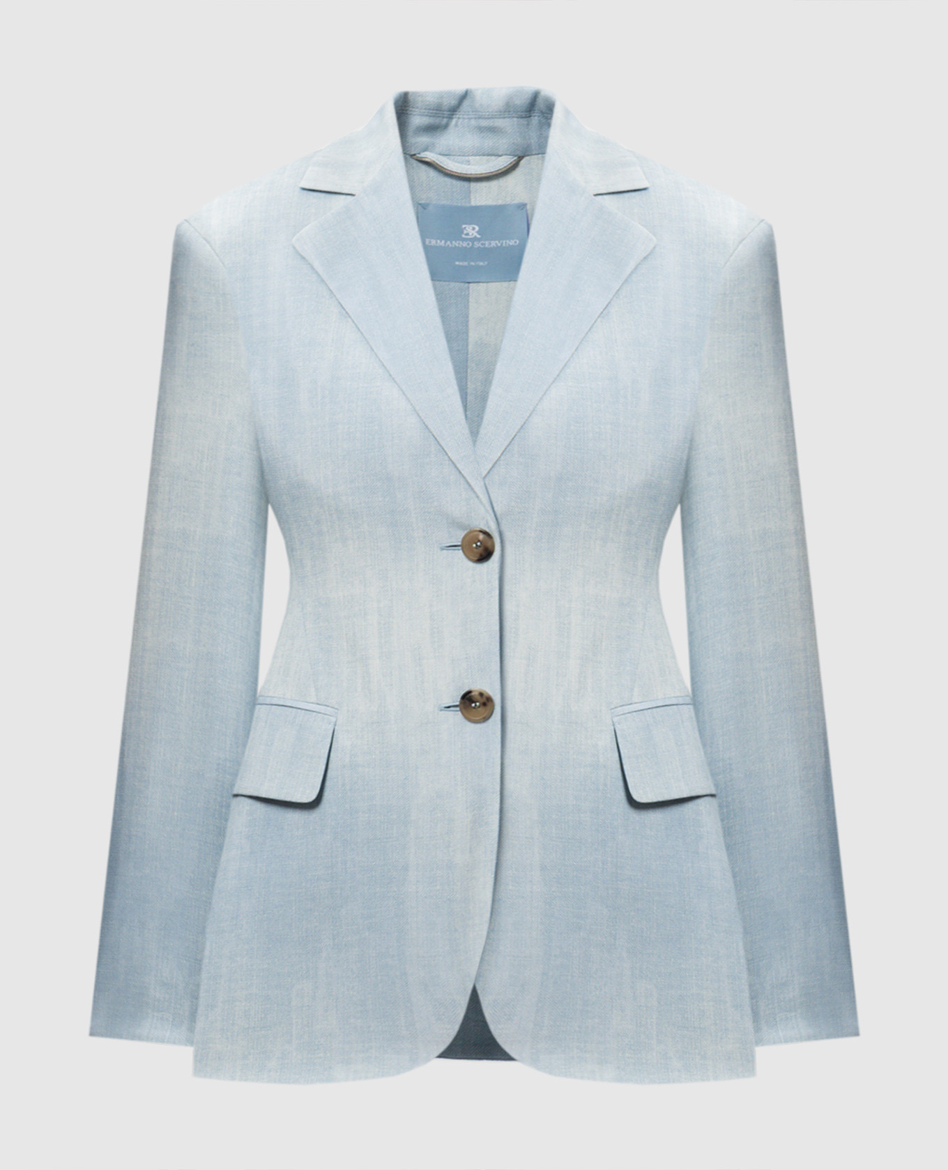 Blue jacket with a degraded effect Ermanno Scervino