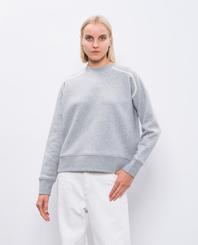 Moncler Gray sweatshirt J20938G0003489AEZ
