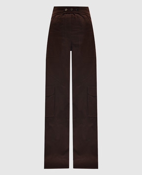 The Andamane Sarah brown cargo pants T160423ATNC171