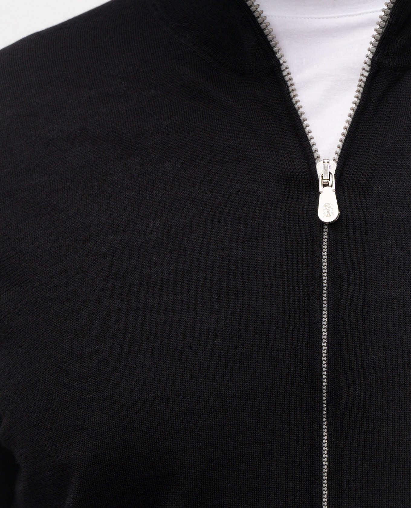 

Black wool and cashmere cardigan Brunello Cucinelli