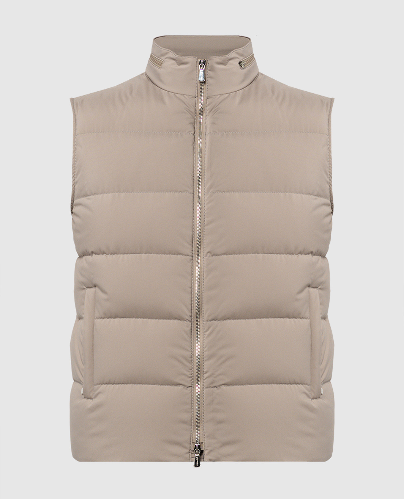 

Beige down vest Enrico Mandelli