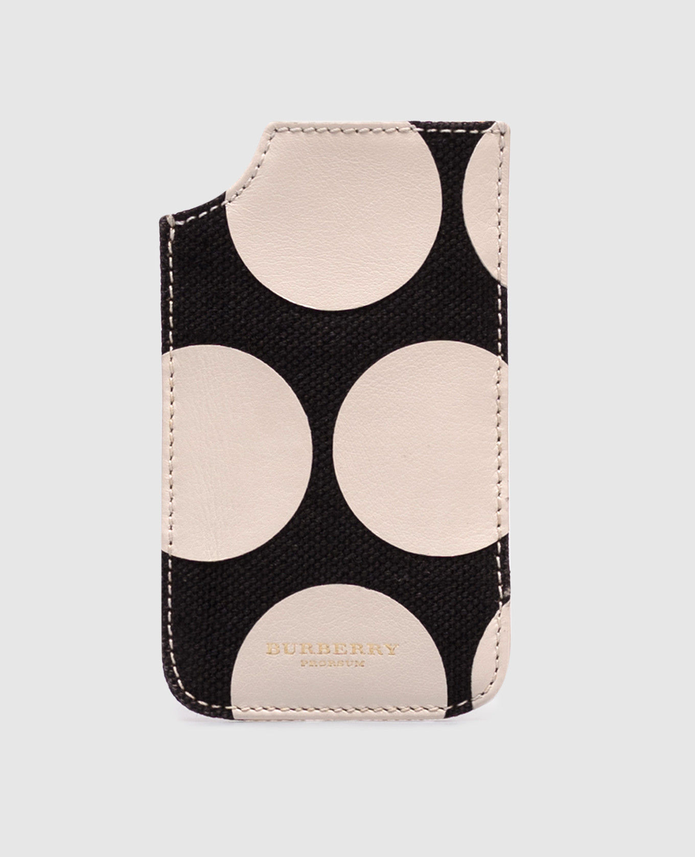 

Black phone case with logo Burberry
