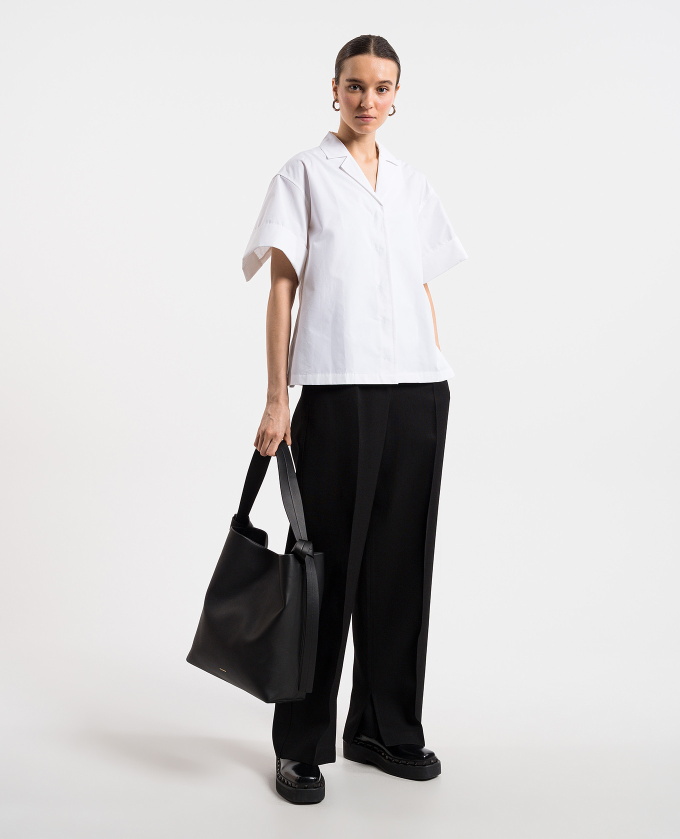 

White shirt with lapels Jil Sander