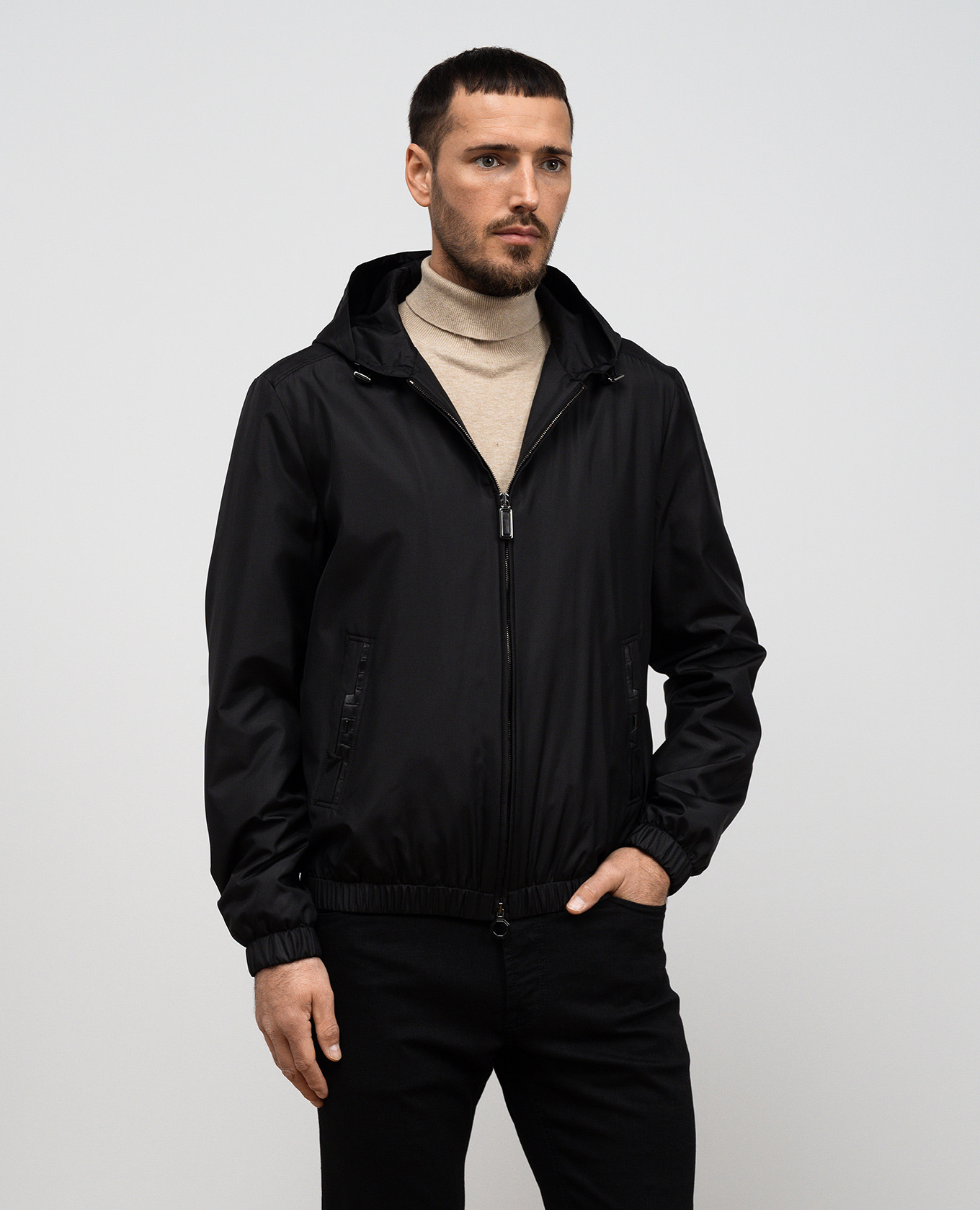 

Black silk jacket Stefano Ricci