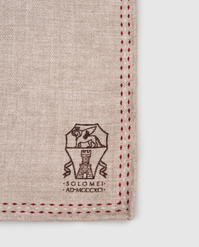 Brunello Cucinelli Double-sided silk pachet scarf MR8670091