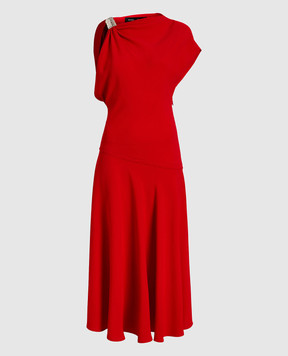 PROENZA SCHOULER Rue red midi dress R2543032BY290