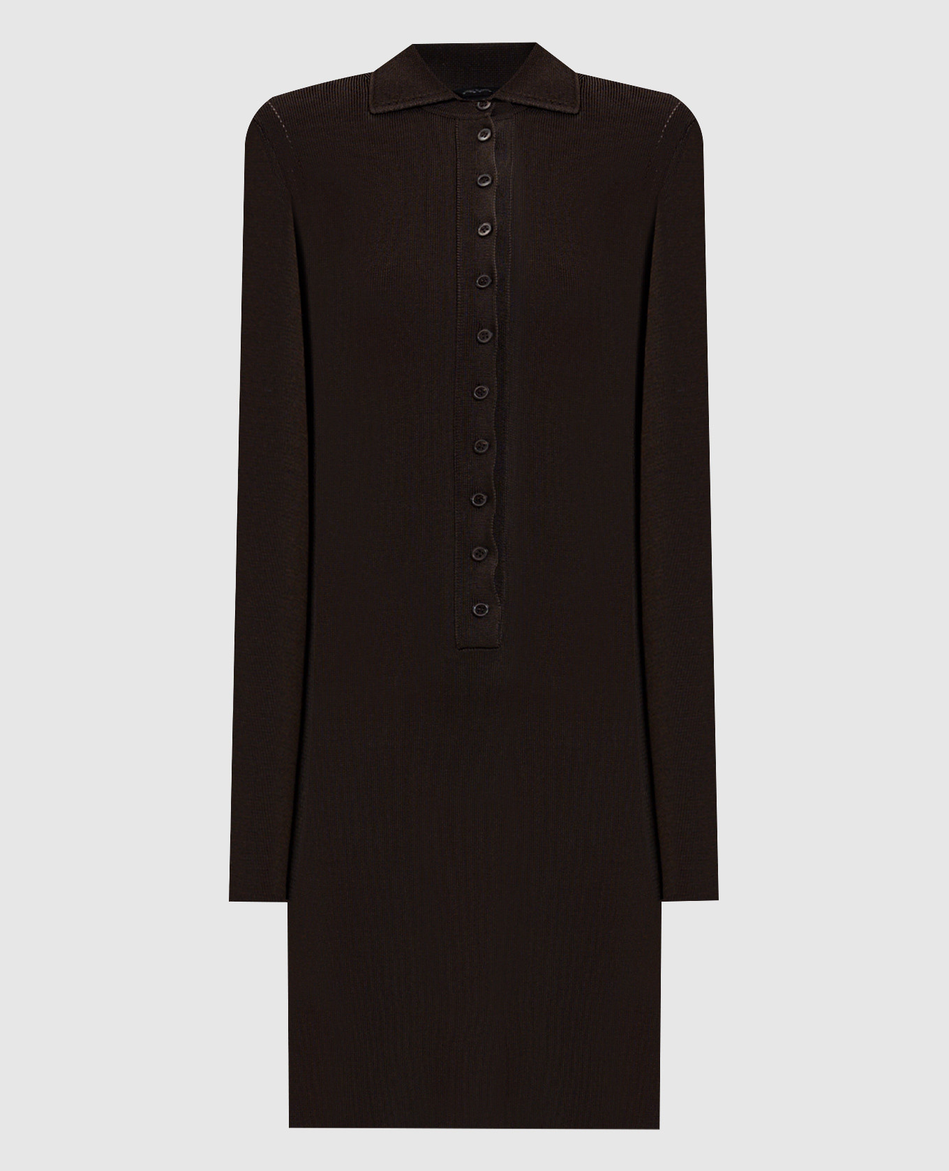 Brown dress with polo collar Tom Ford
