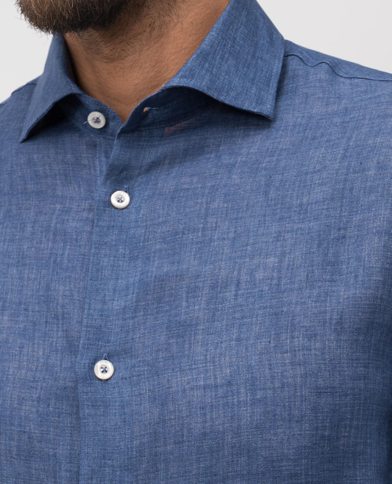 

Blue ROMAN linen shirt MooRER