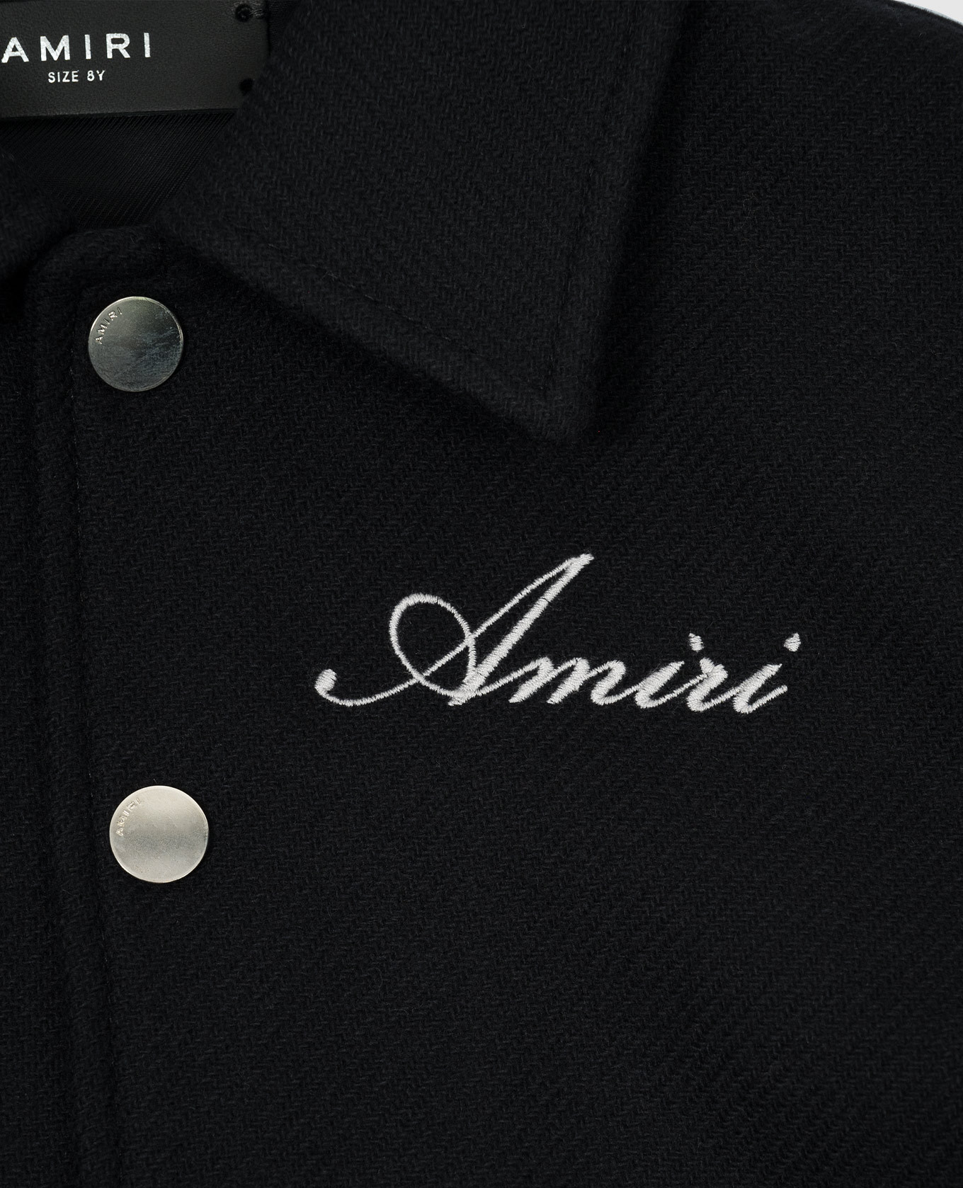 

Children's black BONES wool jacket with logo embroidery AMIRI
