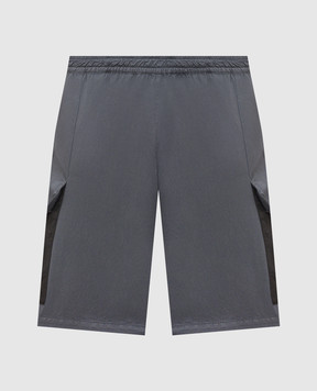 A Cold Wall Grey shorts with logo emblem ACWMB320