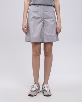 Peserico Grey shorts with lapels P0414001919