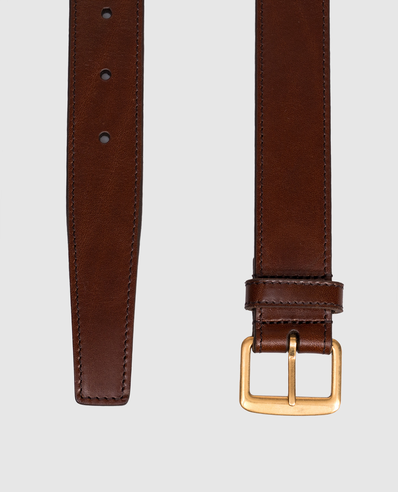 

Brown leather belt Saint Laurent