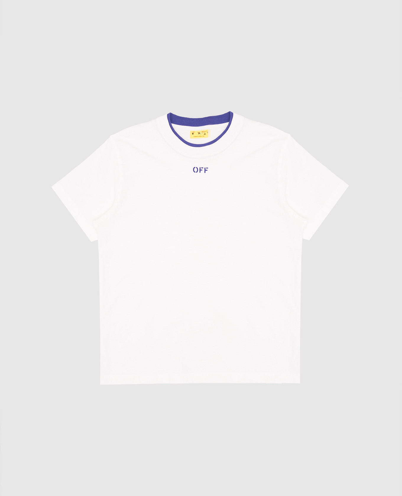 Children&#39;s white T-shirt with logo print Off-White