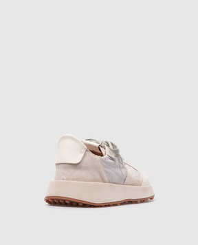 BUTTERO Futura X gray combination sneakers B10880VARE
