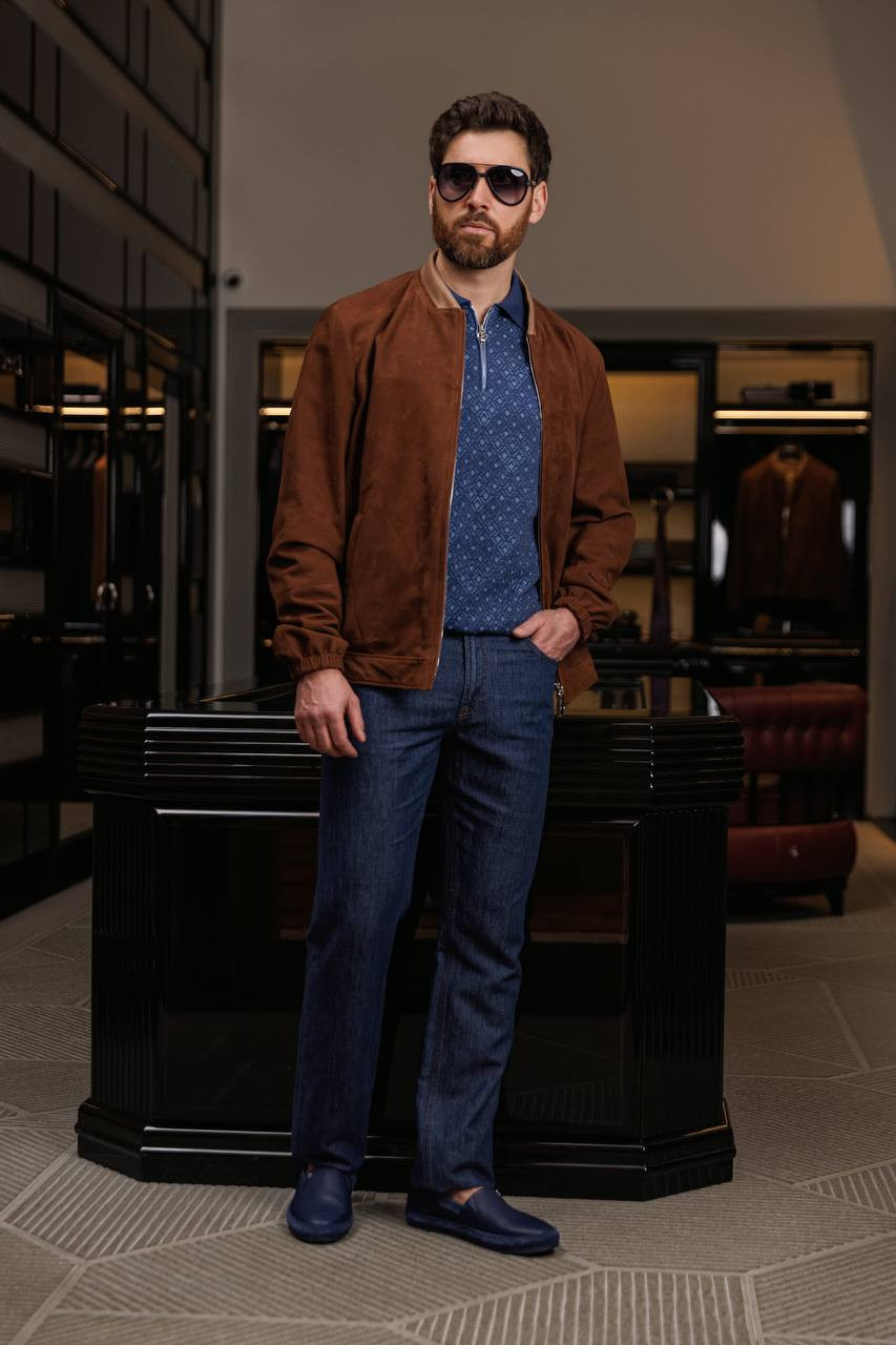 

Blue linen pants Stefano Ricci