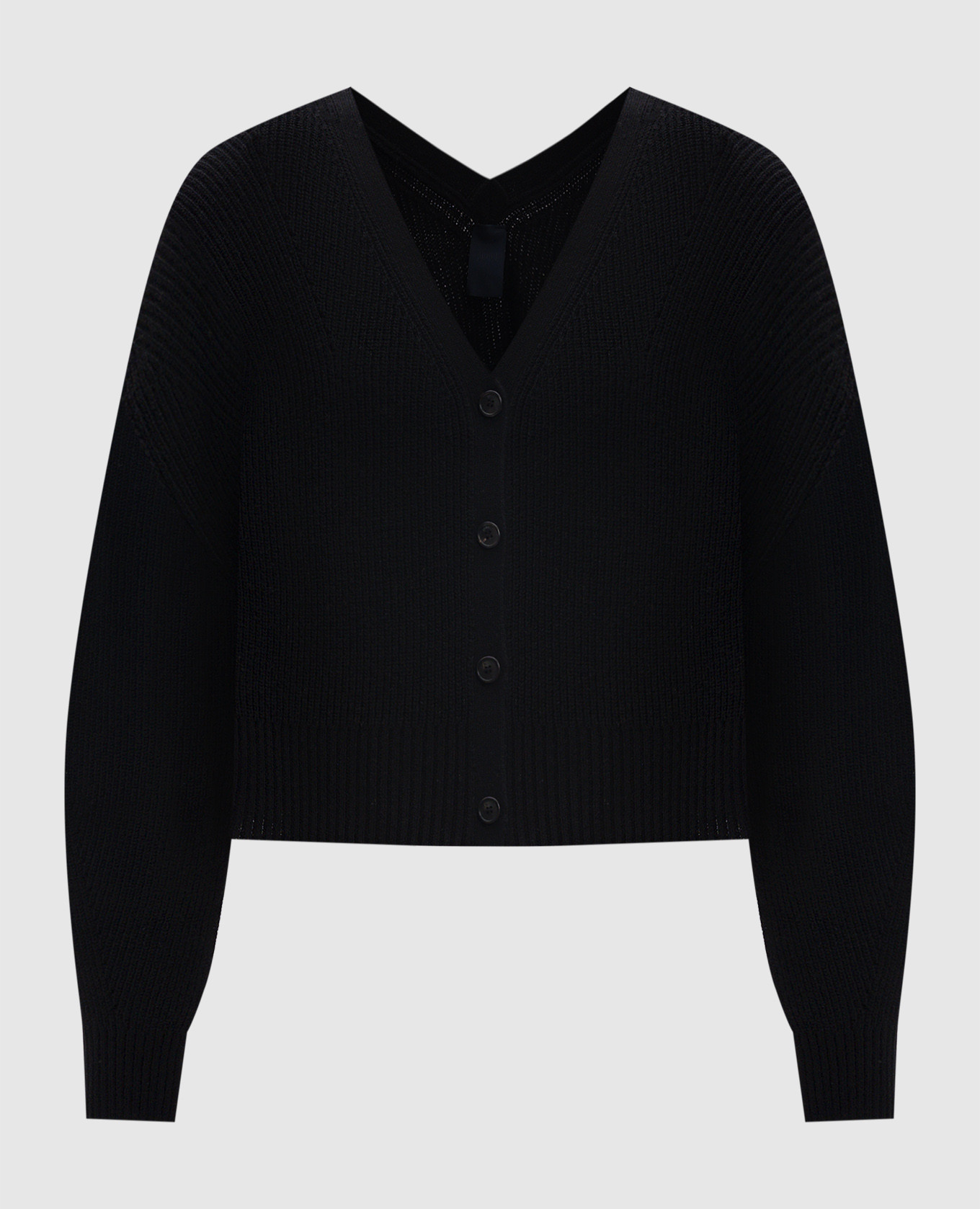 

Black cardigan made of wool Juun.j